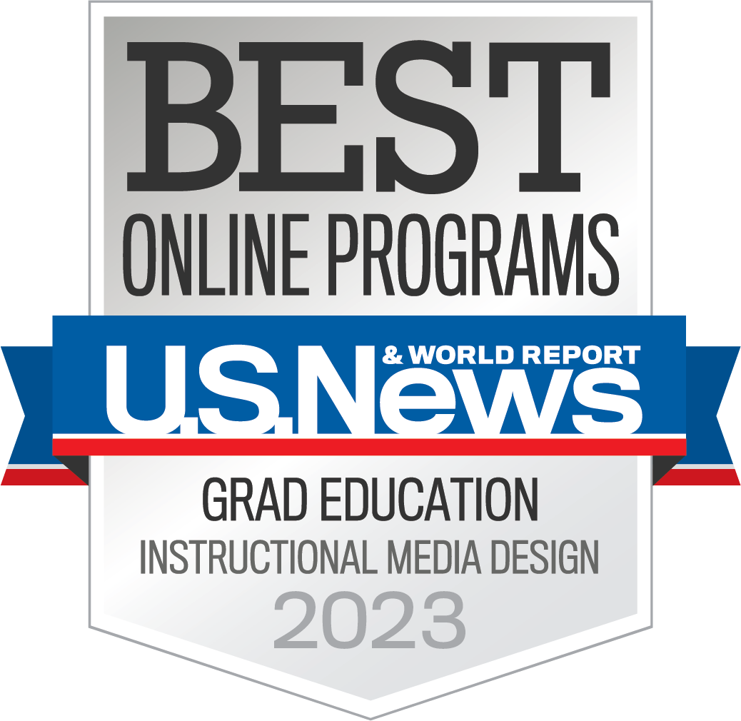 US News and World Report - best grad education degree - instructional media design 2023